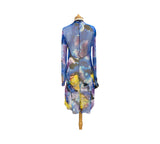 Dani Sheer Mid Length Print Duster