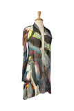 Carmen Sheer Mid Length Print Duster