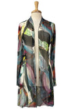 Carmen Sheer Mid Length Print Duster