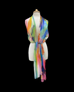 MORGAN Long And Wide Sheer Shawl Stole Wrap Cover