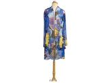 Dani Sheer Mid Length Print Duster