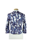 CALISTA Textured Floral 3/4 Sleeves Bolero Jacket