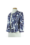 CALISTA Textured Floral 3/4 Sleeves Bolero Jacket