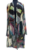 Carmen Sheer Mid Length Print Duster